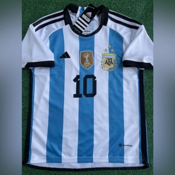 2022/23 Argentina kids soccer jersey youth Messi - Picture 10 of 11